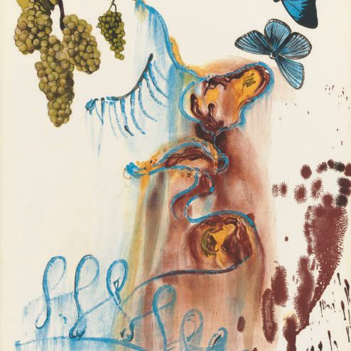 Salvador Dalí — Les Saisons, универмаг Mitsukoshi, Токио, 1975 (M. & L. 1368-1371)