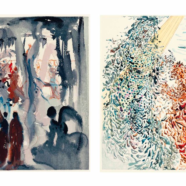 Salvador Dalí — Данте Алигьери, "Божественная комедия" , Искусство и наука, Салани, Италия, 1960-64