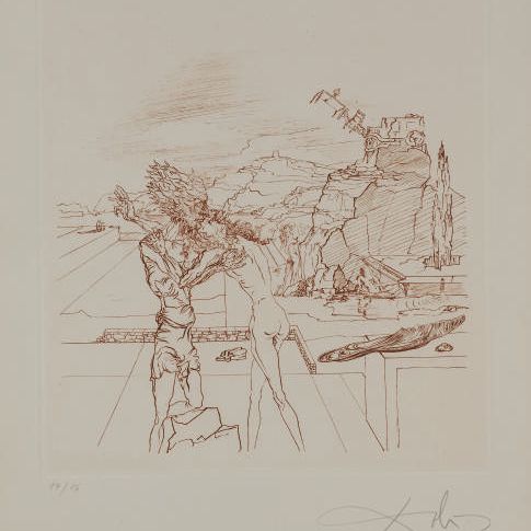 Salvador Dalí — Градива, настоящая сюрреалистка (M-L. 449)