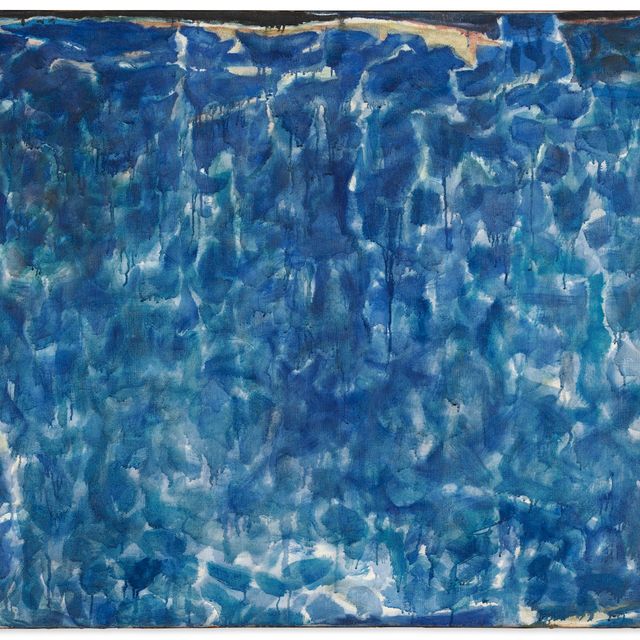 Sam Francis — Синяя композиция