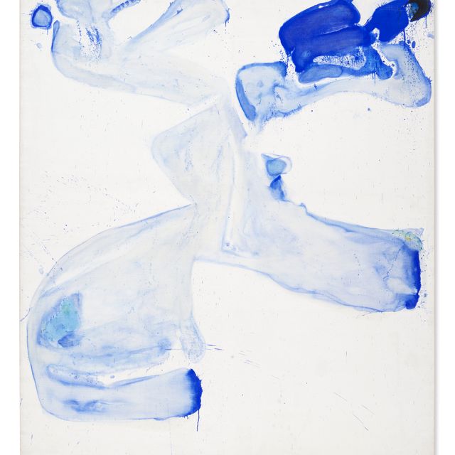 Sam Francis — Синяя фигура (Blue IV)
