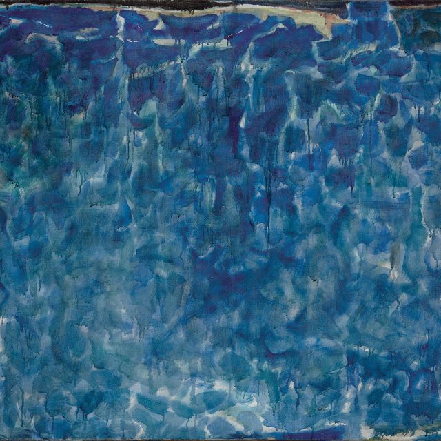 Sam Francis — Синяя композиция