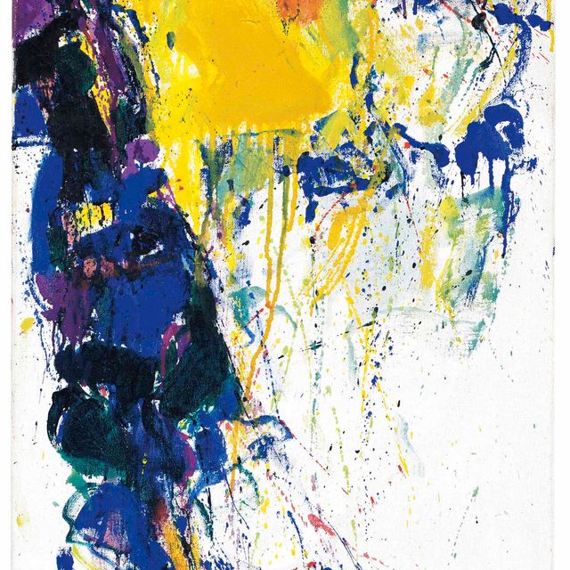 Sam Francis — Синий, желтый и зеленый
