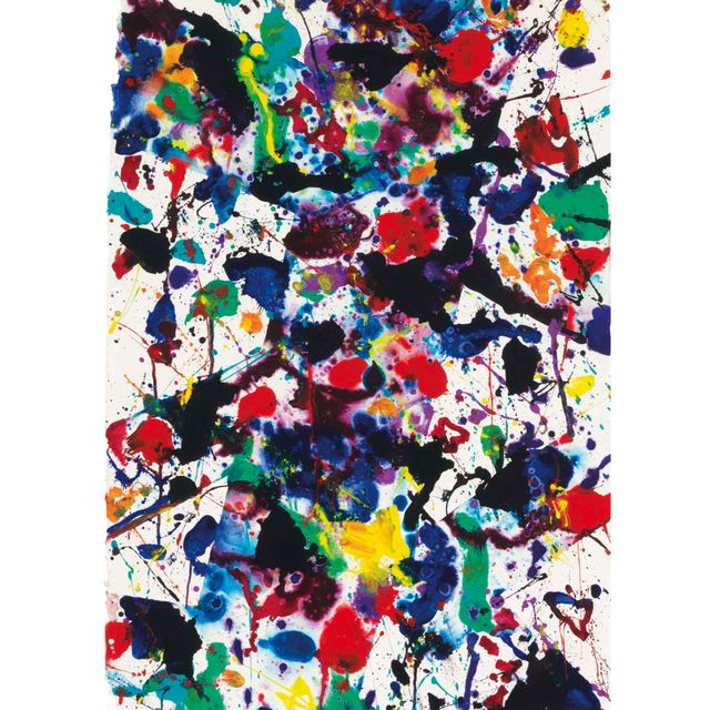 Sam Francis — Без названия (Пернатый змей)