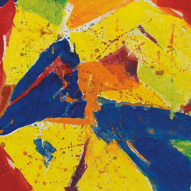 Sam Francis — Синий, Желтый, Красный