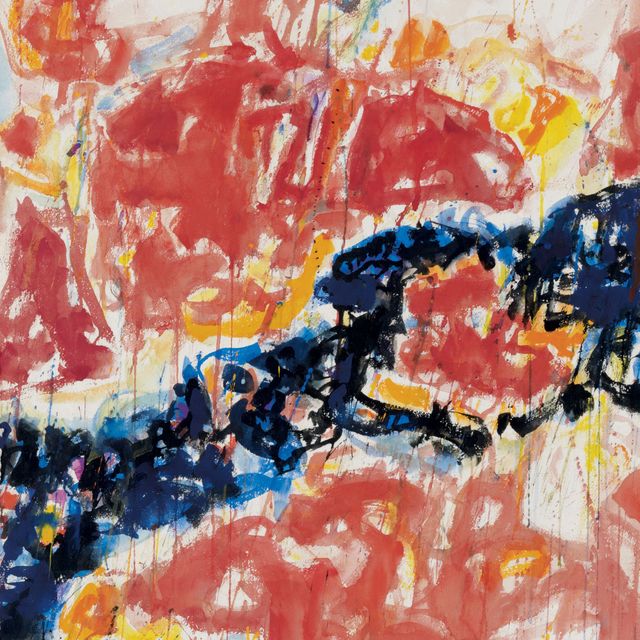 Sam Francis — Красно-черный