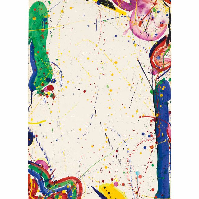 Sam Francis — Яркий рисунок кольца