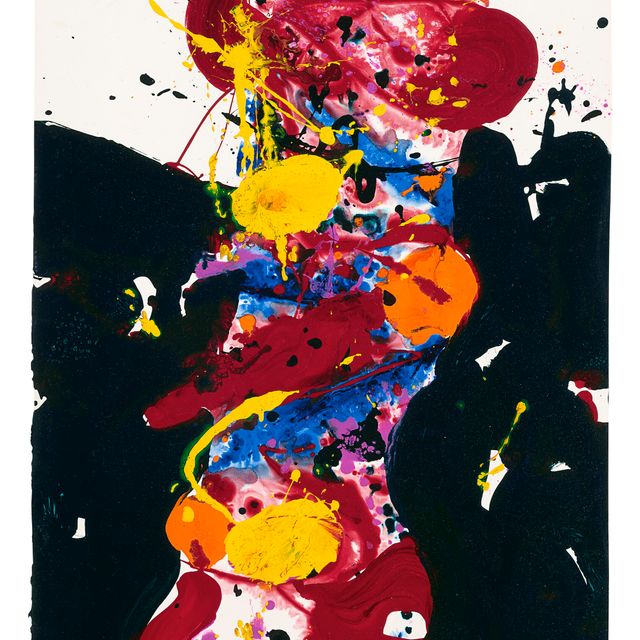 Sam Francis — Без названия (Сеятель огня)