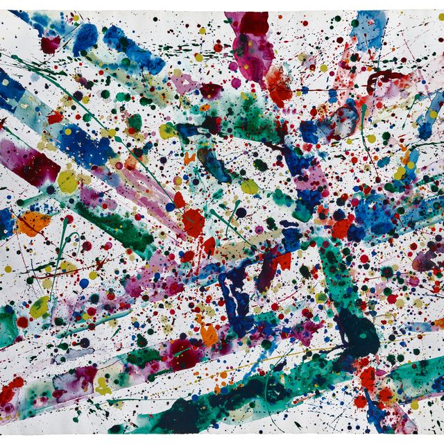 Sam Francis — Триптих без названия (посередине)
