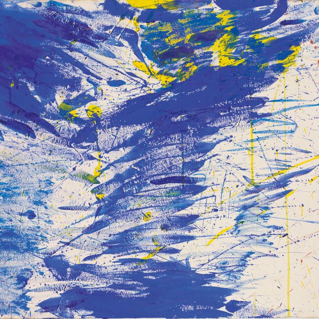 Sam Francis — № 3 (синий и желтый)