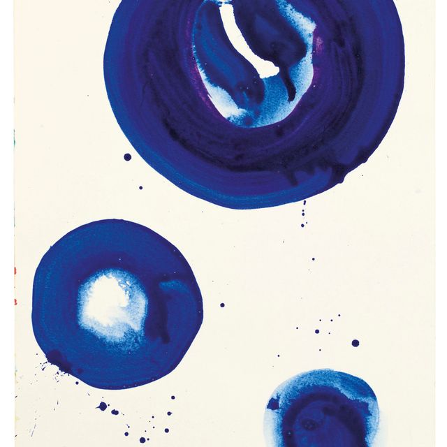 Sam Francis — Без названия (Синие шары)