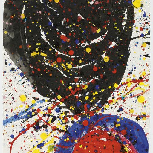 Sam Francis — Без названия (обложка для каталога, неиспользованная)
