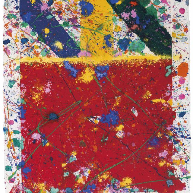 Sam Francis — Красный луч