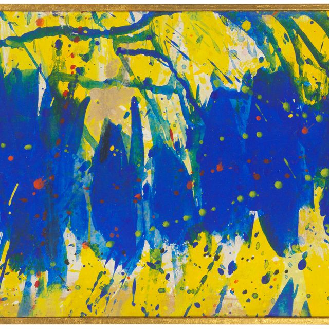Sam Francis — Композиция, Синий, Желтый, Красный