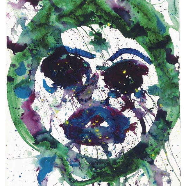 Sam Francis — Без названия (автопортрет)