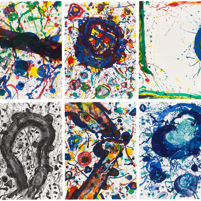 Sam Francis — Мишель Вальдберг: Стихи о мире