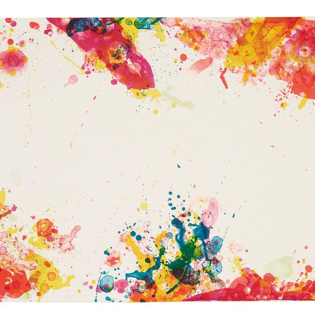 Sam Francis — Селезенка (красная)