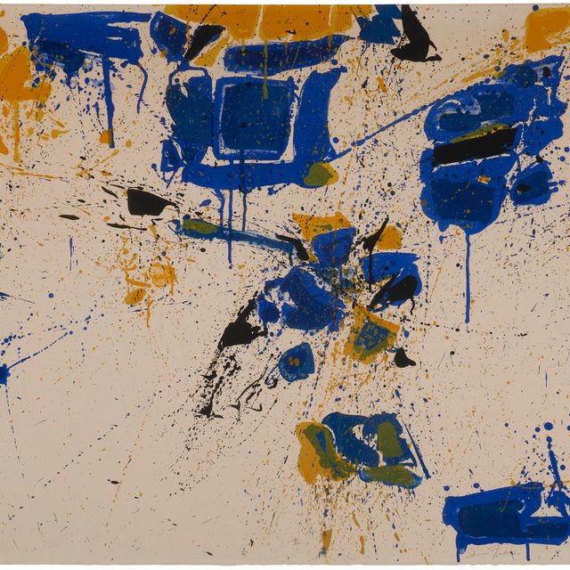 Sam Francis — Четыре гравюры художника