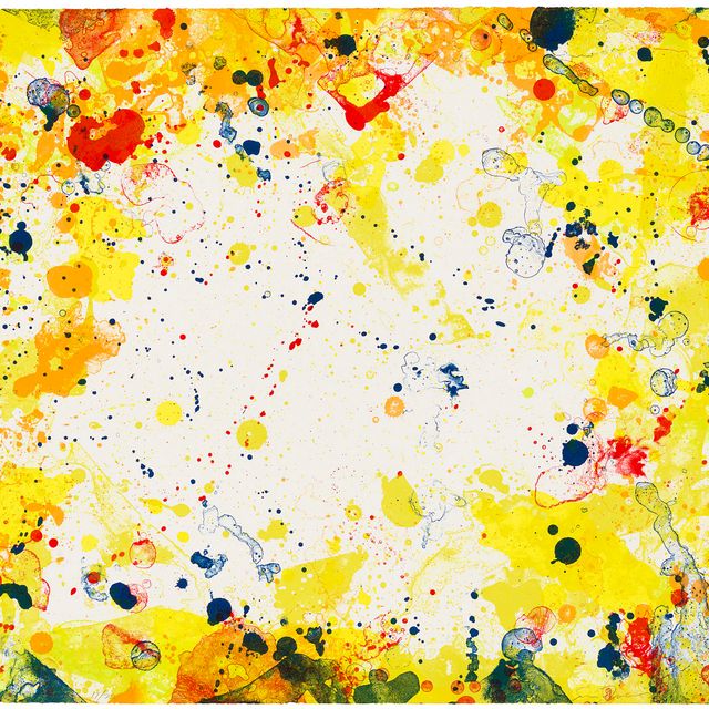 Sam Francis — Голубой глаз над Китаем