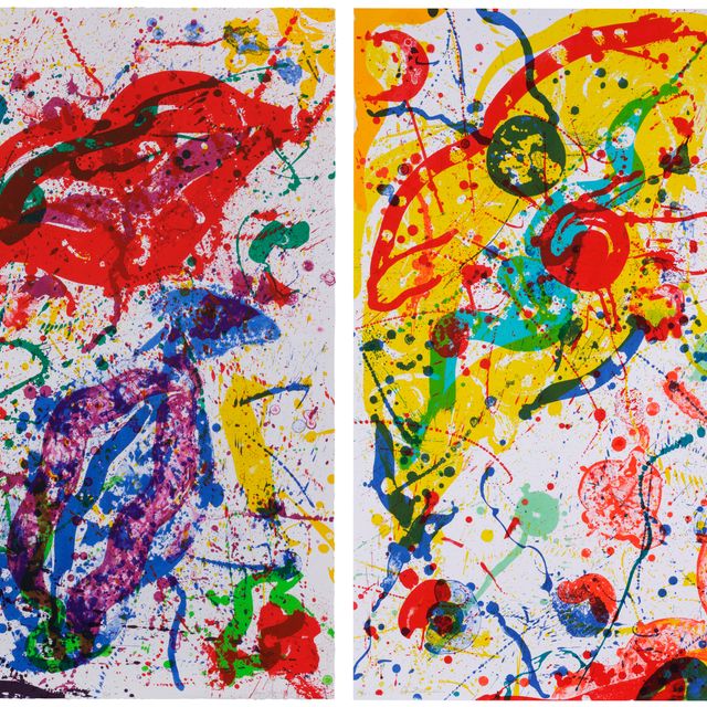 Sam Francis — (i) Без названия (SF-329) (ii) Без названия (SF-340)