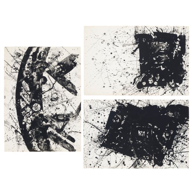 Sam Francis — Три гравюры художника