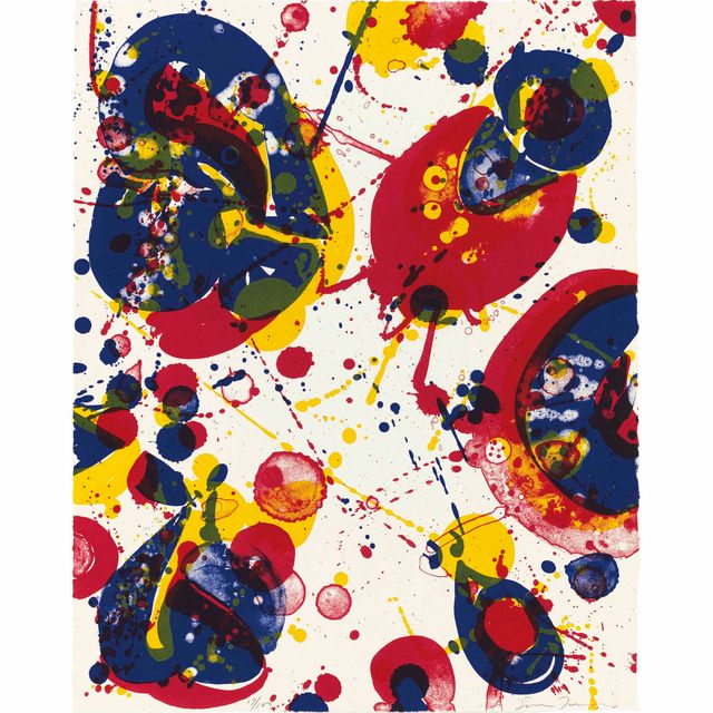 Sam Francis — Коробка из Пасадены : три отпечатка