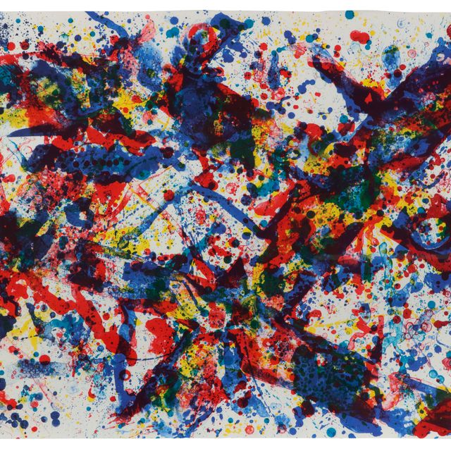 Sam Francis — Двойной крест