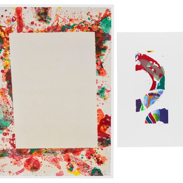 Sam Francis — Две гравюры художника