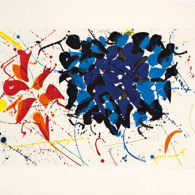 Sam Francis — Синий без названия