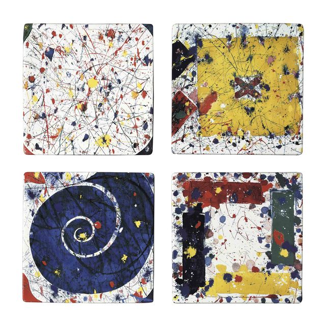 Sam Francis — Керамические тарелки Sam Francis, выпущенные ограниченным тиражом