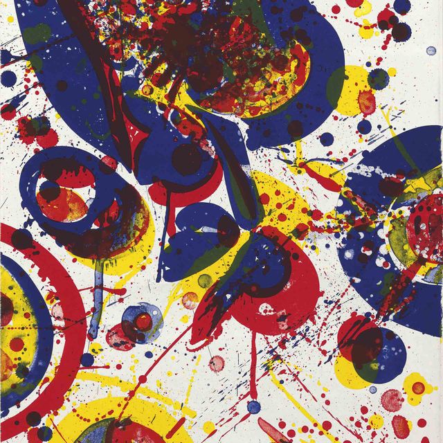 Sam Francis — Другой набор -X, из коробки из Пасадены (L. L65)