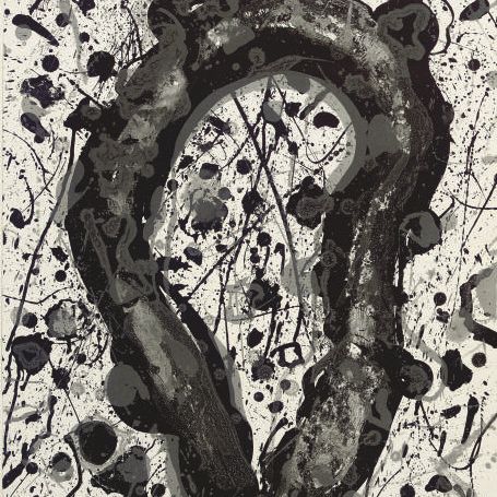 Sam Francis — Без названия, от Мишеля Вальдберга: "Поэмы о мире" (L. L270)