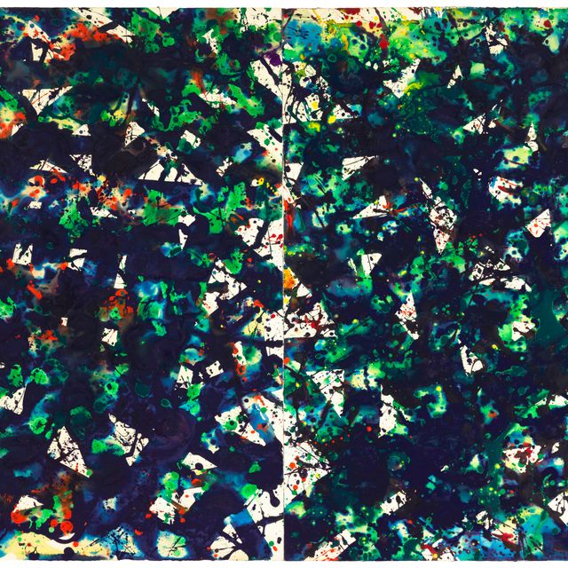 Sam Francis — Диптих без названия