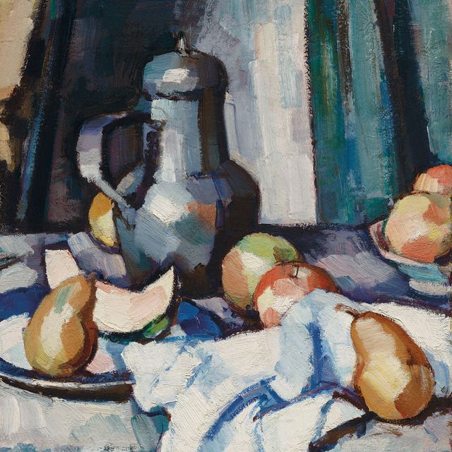 Samuel John Peploe — Яблоки и оловянный горшочек