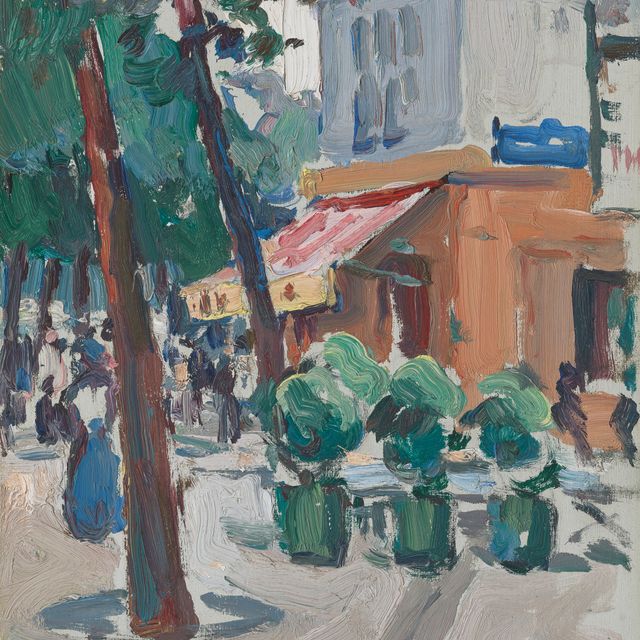 Samuel John Peploe — Люксембургский сад - Париж