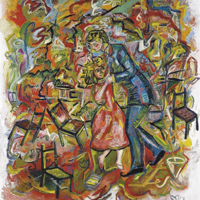 Sandro Chia — Танец стульев с мухами