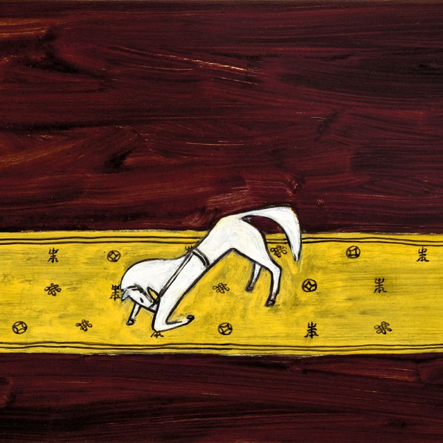 Sanyu — Шевалье аженуйе у таписа (коленопреклоненная лошадь на ковре)