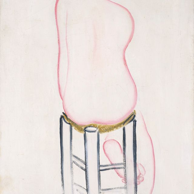 Sanyu — Модель nue, assise, de dos II (Сидящая обнаженная модель, вид сзади II)