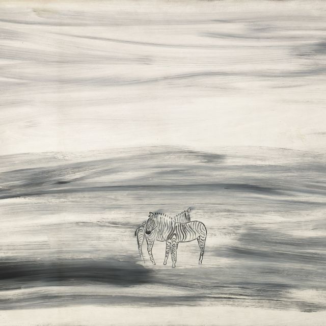 Sanyu — Две зебры