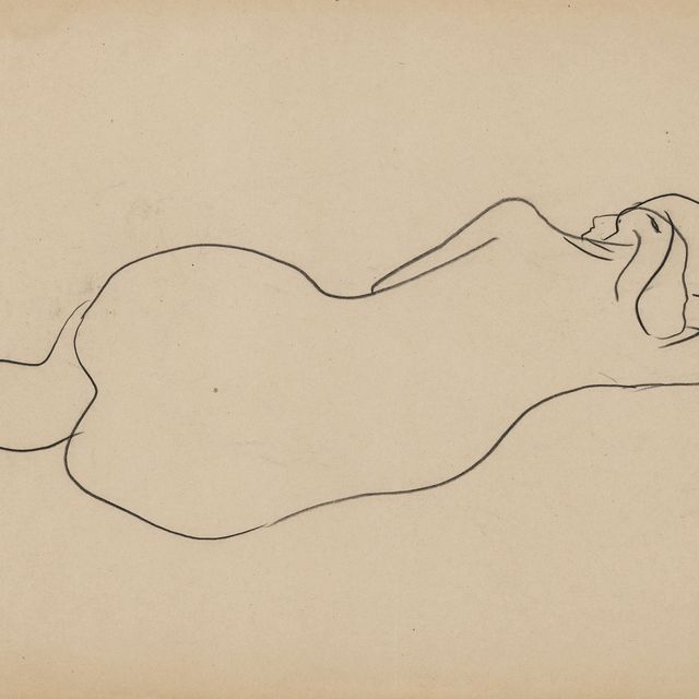 Sanyu — Лежащий обнаженный