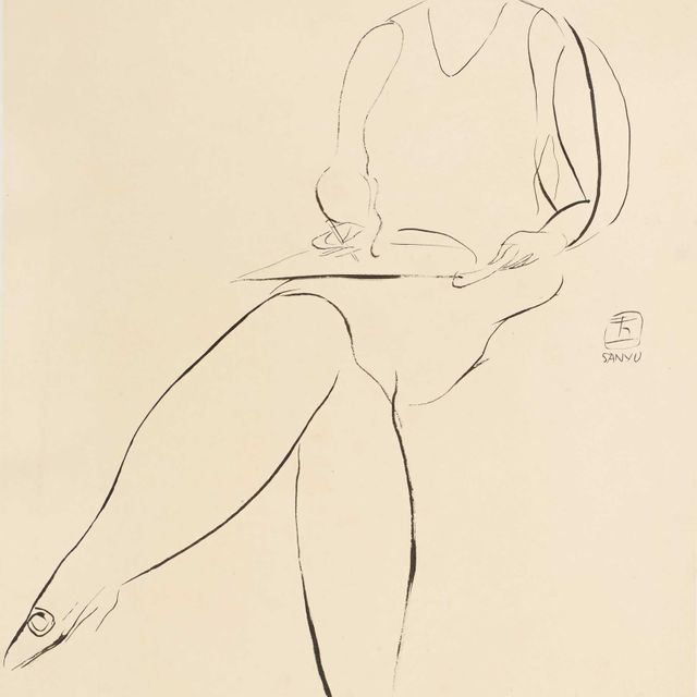 Sanyu — Леди рисует эскизы