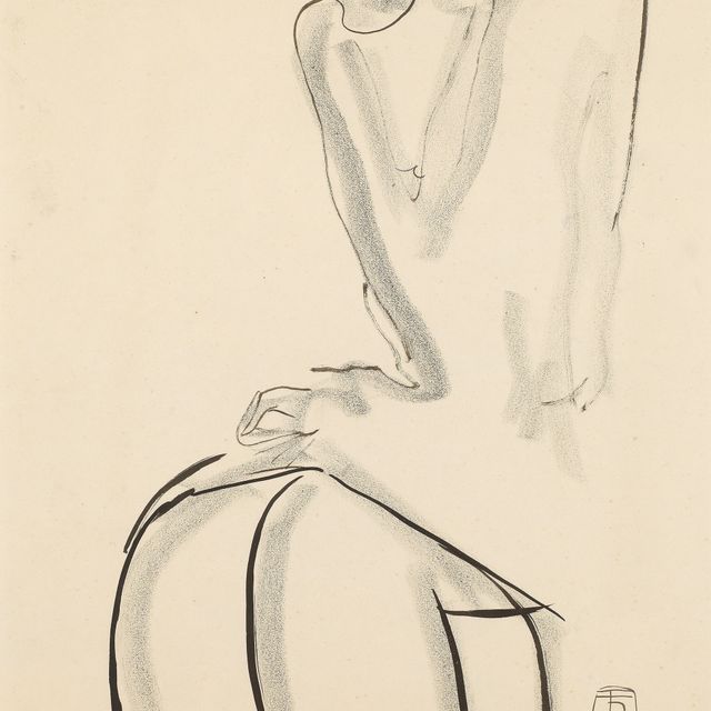 Sanyu — Сидящая дама