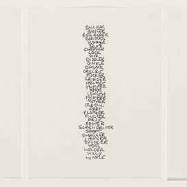 Sarah Lucas — Пять списков