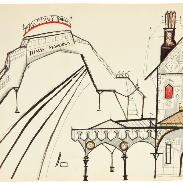 Saul Steinberg — Железнодорожный