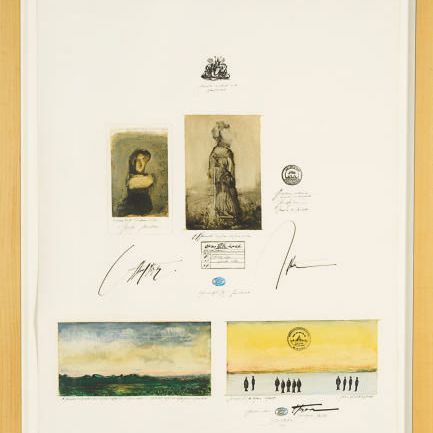 Saul Steinberg — Мона Лиза