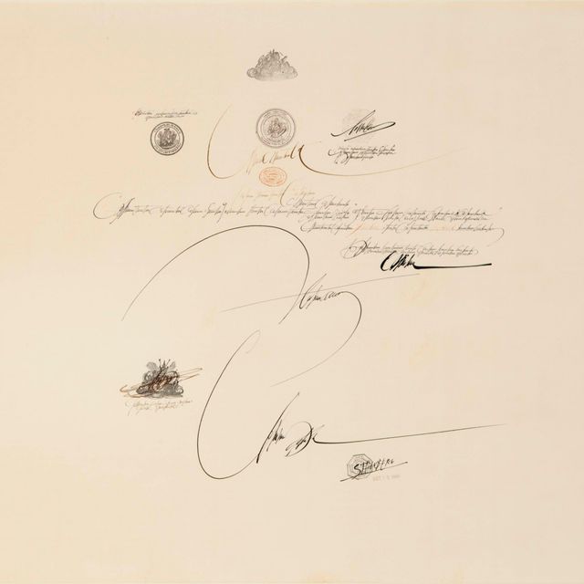Saul Steinberg — Свадебный документ