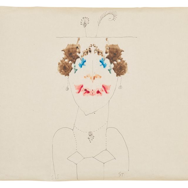 Saul Steinberg — Объединенный (женщина)