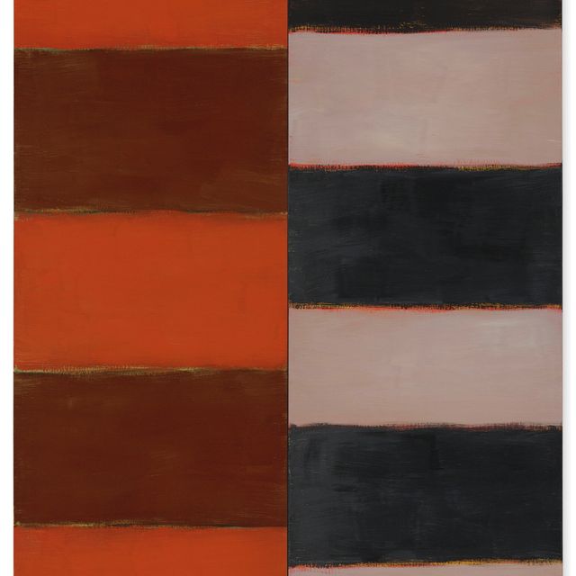 Sean Scully — Красное зеркало Барселоны