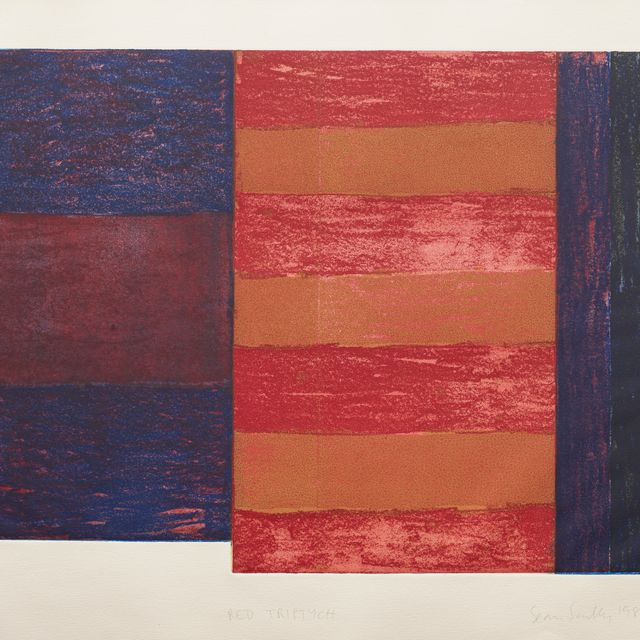 Sean Scully — Красный триптих