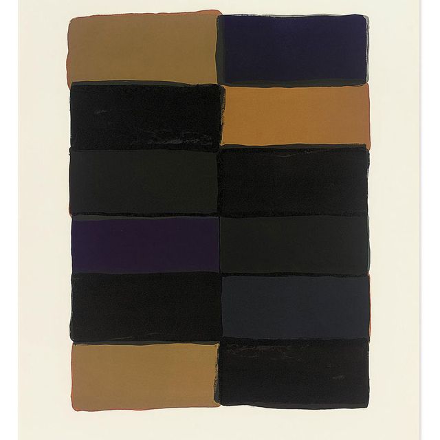 Sean Scully — Синяя складка